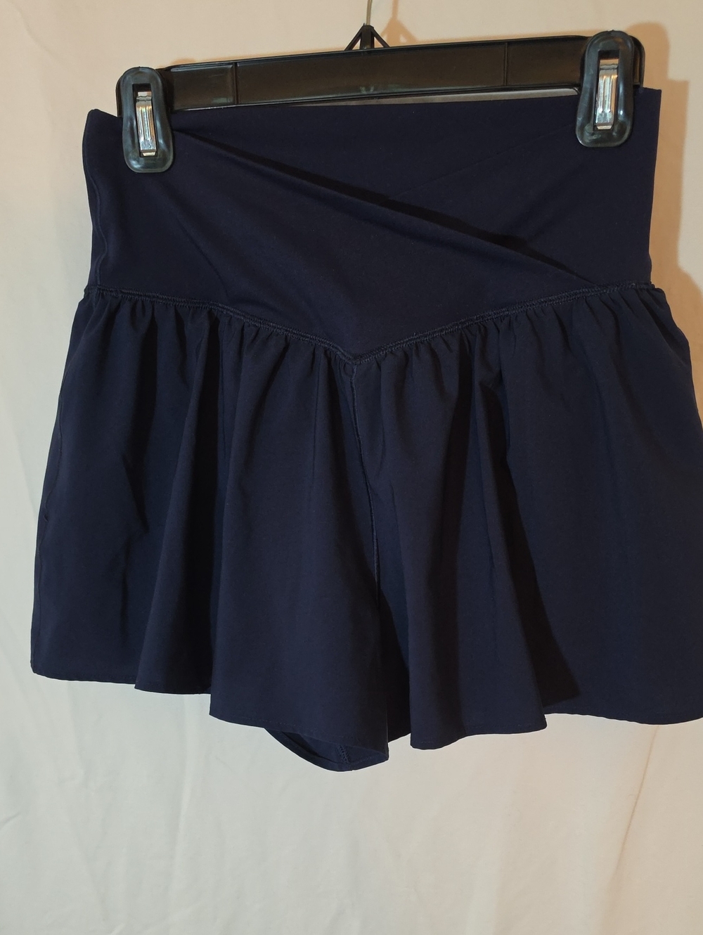 Women's Navy Flared Skort Shorts - Classic Navy